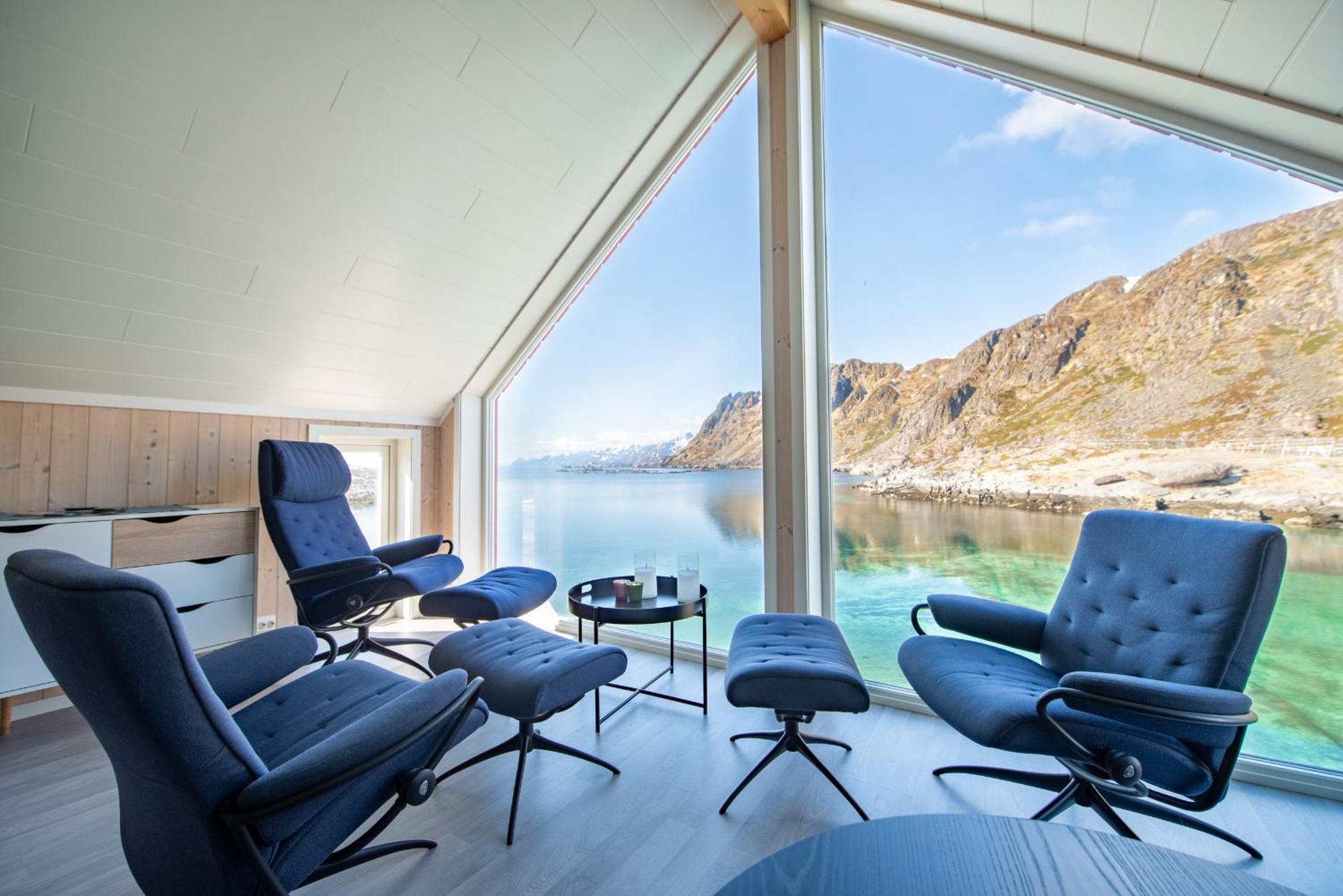 Lofoten Waterfront Luxury Lodge بولستاد المظهر الخارجي الصورة